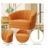 Carl Accent Chair in Orange Colour