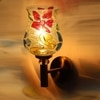 Devansh Metal Electric Wall Light in Gold Colour with Multi Shade Count of 1 Light
