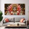The Castle Decor Brahma Ji Wall Painting Wooden Framed 27x48 Inch (Style 1)