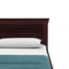 Hearti Solid Wood King  Size Bed Without Storage (Walnut Finish)