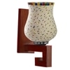 Devansh Solid Wood Electric Wall Light in Multi Colour with Multi Shade Count of 1 Light