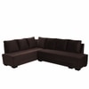 Melo 3 Seater Fold Out Sofa cum Bed  in Brown Colour