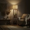 Triad Beige Jute Floor Lamp with Beige Jute Base