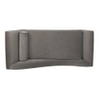 Kabera Velvet Chaise Launger in Grey Colour