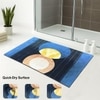 Luxe Home Blue Moon Design Rubber Doormat -(35x58 cm)
