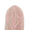 Rosa Pale Pink Cotton Knitted Cushion Cover 12X20 Inches