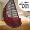 Premium Egg Single Seater Liner Swing Chair Red