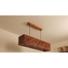 Oblique 36 Centrum Brown Wooden 3 Series Hanging Lamp