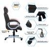 Wiwneags High Back Executive Chair in Black Colour