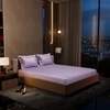 Stoa Paris 300TC UltrSatin Double Bedsheet Set Satin Double Night Lilac