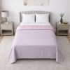 Nyla Pink Floral Cotton Dohar Double Bed Reversible 350 Tc Size 240 X 220 Cms