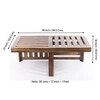 Irish Sheesham Wood 2 Seater Coffee Table Set In Teak Finish