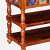 Rangrez Sheesham Wood Console Table in Honey Oak Finish