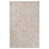 Neulooms Handloom Knotted Reversible Flatweave Area Rug Wheat or Ivory 8x10
