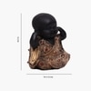 VEDAS Polyresin  Figurine in Black Colour