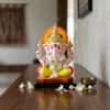 Devotional Radiant Glory Ganesha Statue in Multicolor Colour