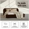 Casa Haven Relax Queen Size Bed in velvet With Engineered Hardwood Frame & Hydraulic Storage
