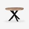 Vervella Shine Solid Wood 4 Seater Dining Table in Limewash Finish
