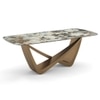 Paloma 8 Seater Spanish Ceramic Dining Table With 8 Bren Dining Chairs (Finish : Spanish Ceramic, Chair Colour : Ivory)