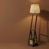 Bezalel Beige Jute Floor Lamp with Beige Jute Base