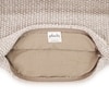 Ombre Moss Knit Beige  And Ivory Cushion Cover 12X20 Inches