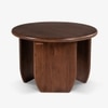 Circa Solid Wood Coffee Table Set of Two in Brown Colour