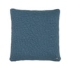 Totit Steel Blue Cotton Knitted Cushion Cover 50X50 Cm