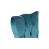 Arista Sheesham Wood Accent Chair Set of 2 in Turquoise