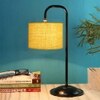 Ruth Yellow Jute Shade Iron Table Lamp