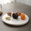 Marble Chip and Dip Tray with Small Dip Bowl