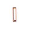 clarke solid wood mirror in honey oak colour