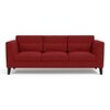 Lewis 3 Seater Fabric Sofa in Salsa Red Colour