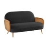 Holden Fabric Sofa (Black)