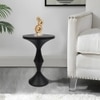 Metalsmith Metal Side Table in Black Finish