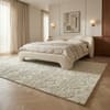 Jaipur Rugs Soft Textured Wool 6'6x9'10 Feet Nickel Hand Knotted Rug Carpet