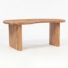 Cobain Solid Wood Coffee Table In Dark Walnut Finish