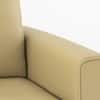 Luna 3 Seater Fabric Sofa in Butterscotch Colour