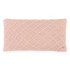 Shannon Pale Pink Cotton Knitted Cushion Cover 12X20 Inches