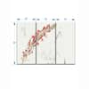 Truss Red White Pieces Canvas Wall Prints Canvas Wall Prints Set of 3 Multicolor Matte