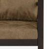 Alden 1 Seater Wooden Sofa (Peanut Brown Velvet)