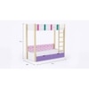 Pine Tree Bunk Bed with Drawer Storage