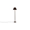 Deance Black Cotton Shade Floor Lamp