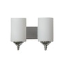 Roehm 2 Light Glass and Metal Wall Lamp