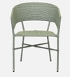 Geelong Wicker Table And Chair Set White And Black Finish