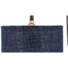 Marley Blue Jute Shade Iron Table Lamp