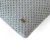 Jewel Grey Melange  And Silver Cushion Cover  16X16 Inches