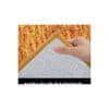 Jazmine Gold Solid Natural Fiber 24x16 inches Anti-Skid Bath Mat