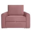Clevam  Pull Out Sofa cum Bed  in Peach Colour