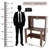 Spydercraft Daisy Modern Study Table in Columbian Walnut Finish