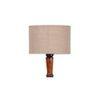 Campbell Brown Cotton Shade Floor Lamp